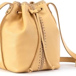 THE SAK Leather Ivy Drawcord Bucket Bag